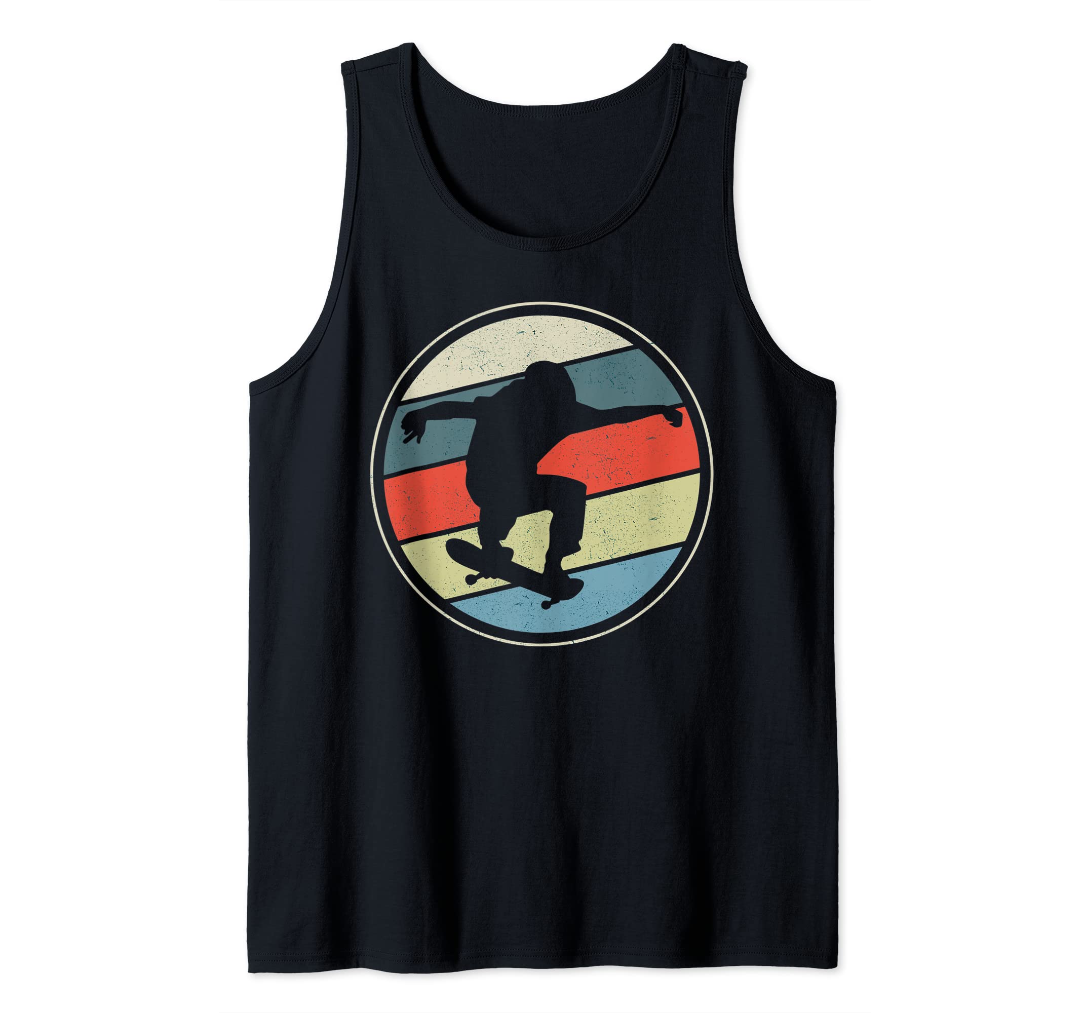 Skateboarder Vintage Design Tank Top