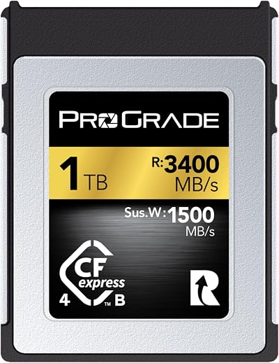 ProGrade Digital 1TB CFexpress 4.0 Type B Card Gold