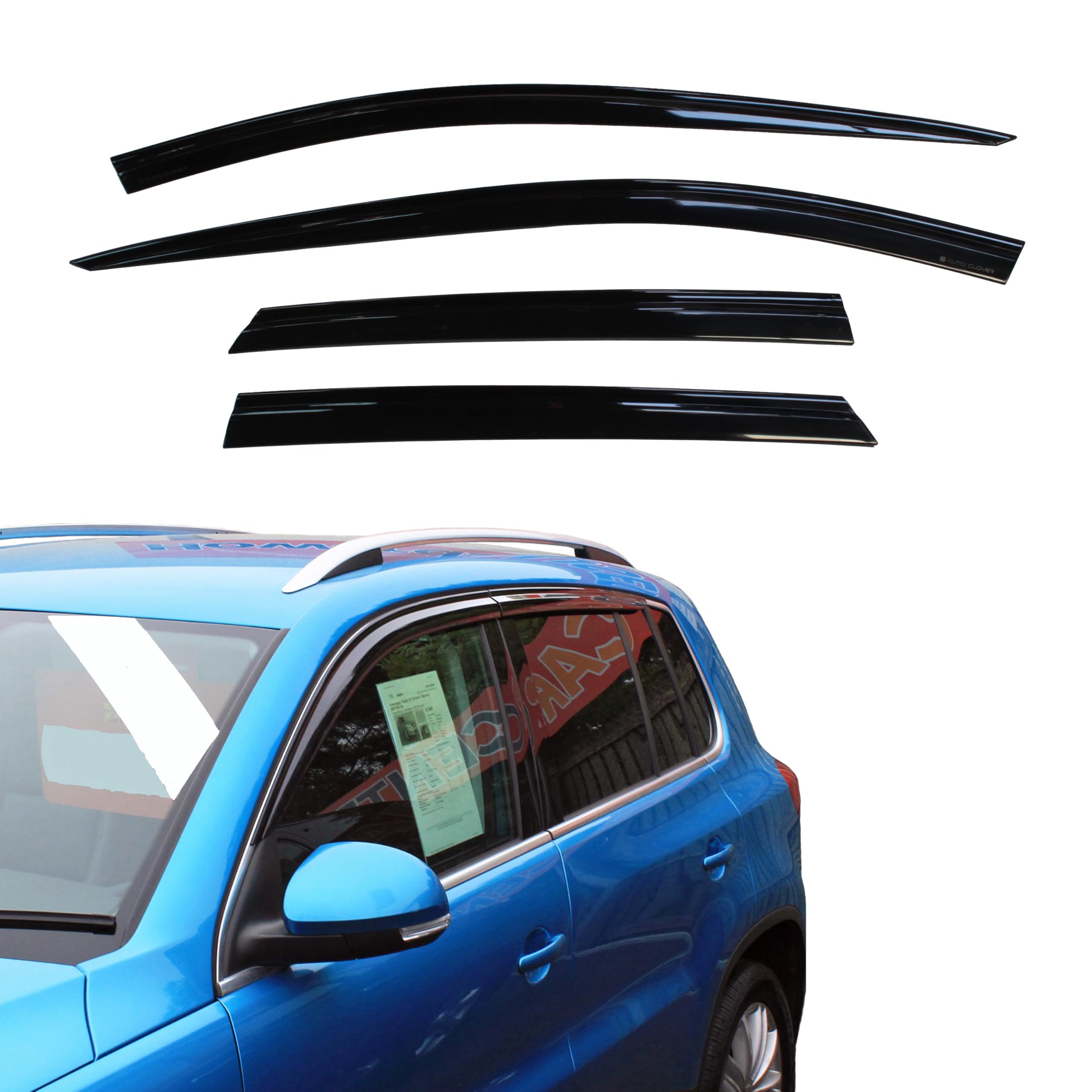 Autoclover Wind Deflectors Set for Tiguan 2007-2015 (4 pieces)