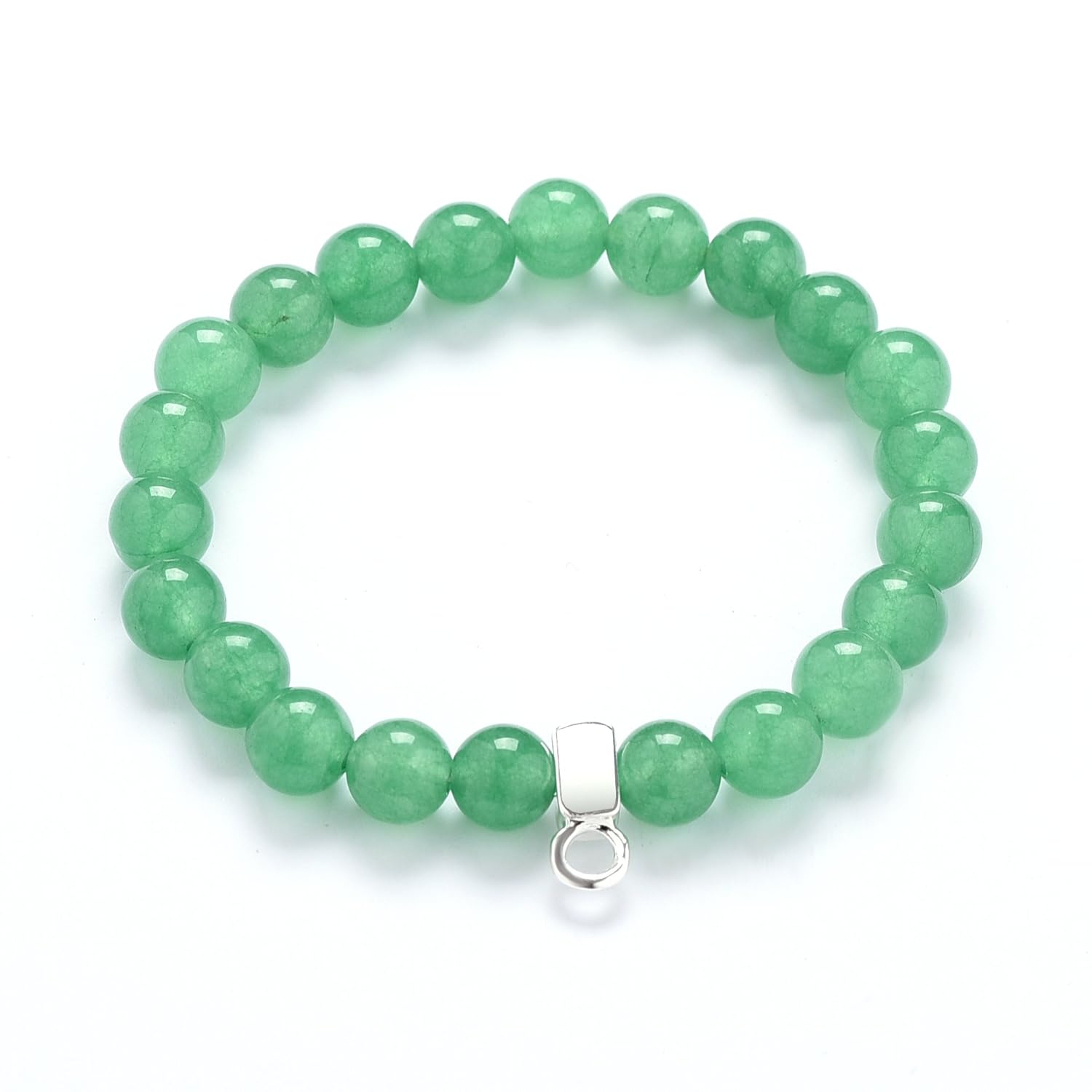 Authentic Jade Gemstone Charm Bracelet in Gift Pouch Amazon.co.uk