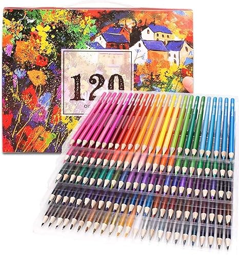 Colouring pencils set, high quality art colouring pencils, 120 pack for