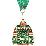 Abaokai Christmas Ugly Sweater Medal Christmas
