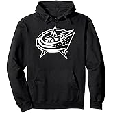 Columbus Blue Jackets Two Tone Black NHL Officially Licensed Pullover Hoodie