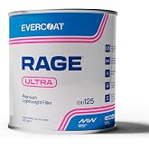 Evercoat Rage Ultra - Sanding Body Filler for Steel, Fiberglass, Aluminum and More - 128 Fl Oz