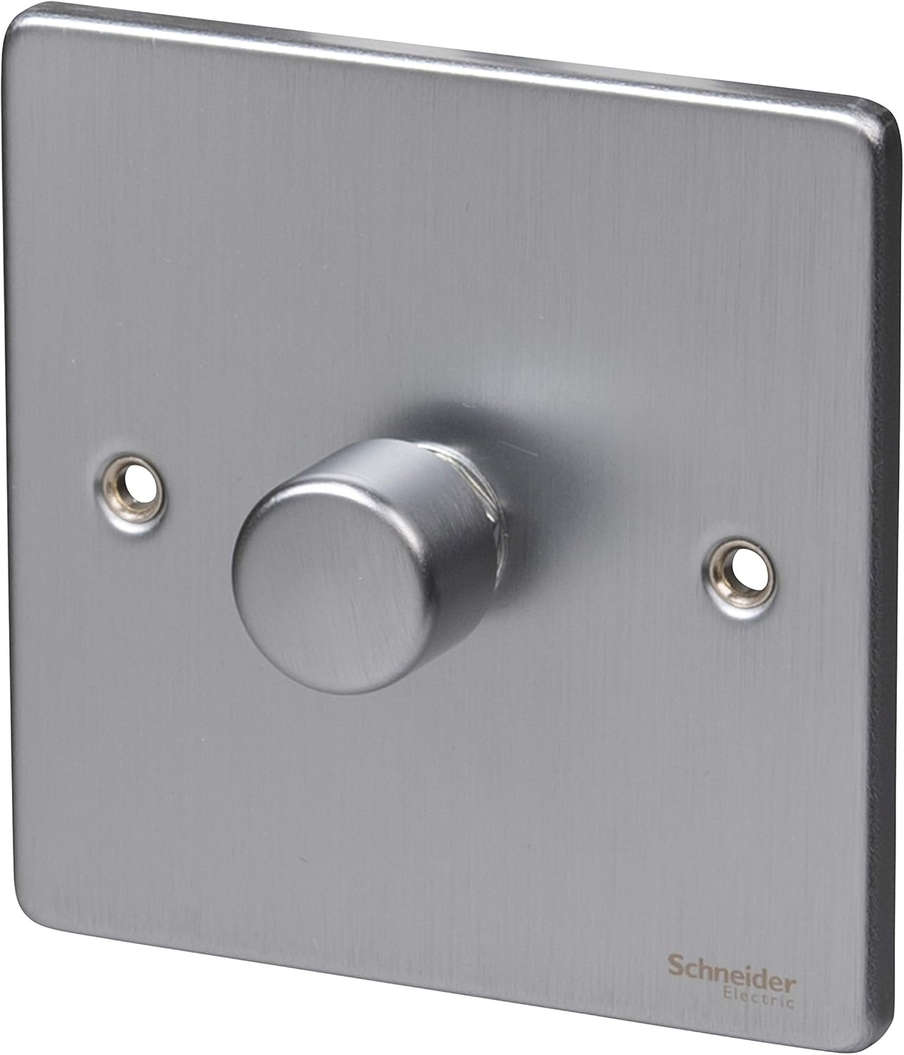 Schneider Electric GU6512CBC Ultimate Low Profile Brushed Chrome 1 Gang 2 Way 400W/VA Mains & LV dimmer - Image 3