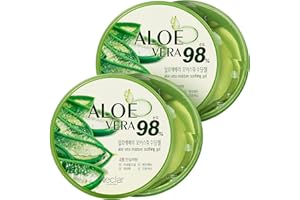 Neclar - Aloe Vera Gel - Aloe Vera Soothing gel - Aloe Vera Gel sunburn relief - Aloe Vera Gel for face - Aloevera gel - Aloe Gel for hair - Aloe Vera Gel for skin - Aloe Vera Gel (2 Pack)
