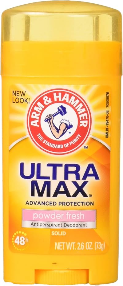 Arm & Hammer Ultramax Deodorant and Antiperspirant Powder Fresh 2.6 oz Pack of 4