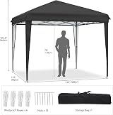 YITAHOME 3x3 Meter Instant Heavy Duty Pop Up Gazebo Canopy Tent view 2