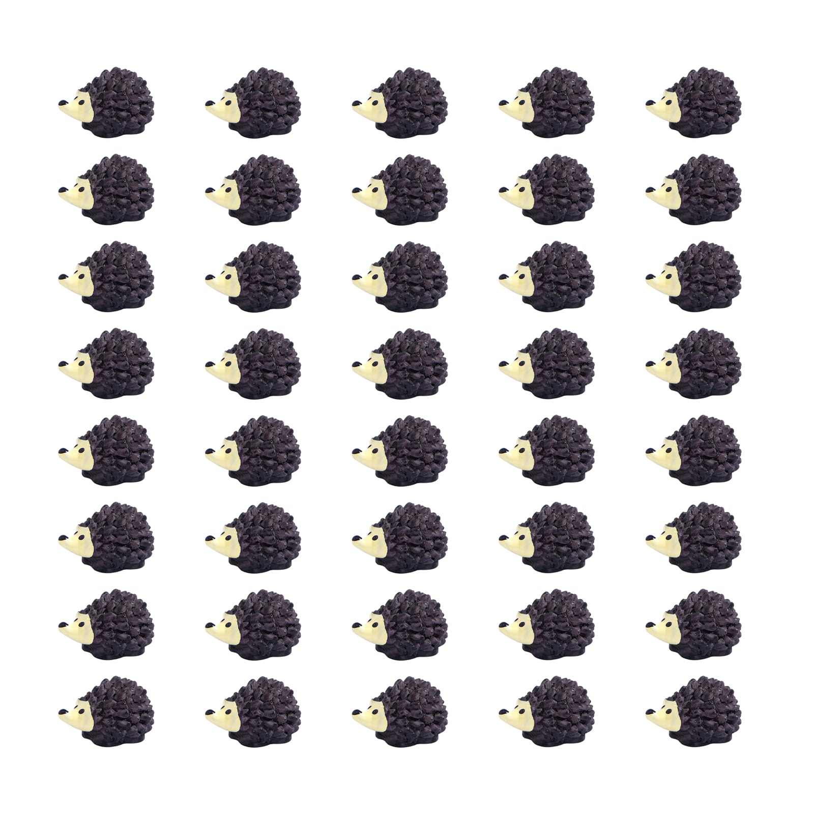 JinliangGuo 40Pcs Cute Miniature Hedgehog Vivid Mini Hedgehog Figurines Lightweight Hedgehog Gifts Landscape Decor