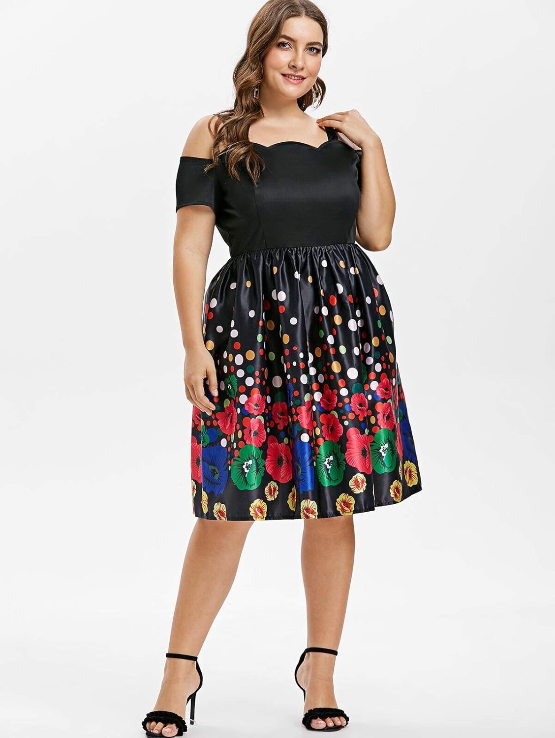 plus size retro dress