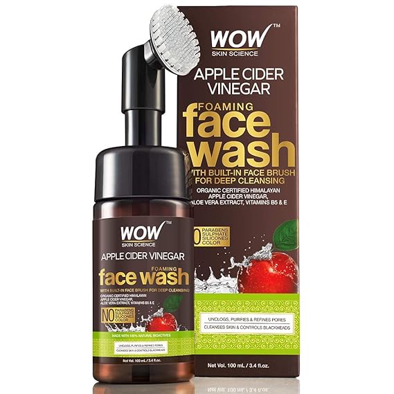 wow skin science foaming face wash