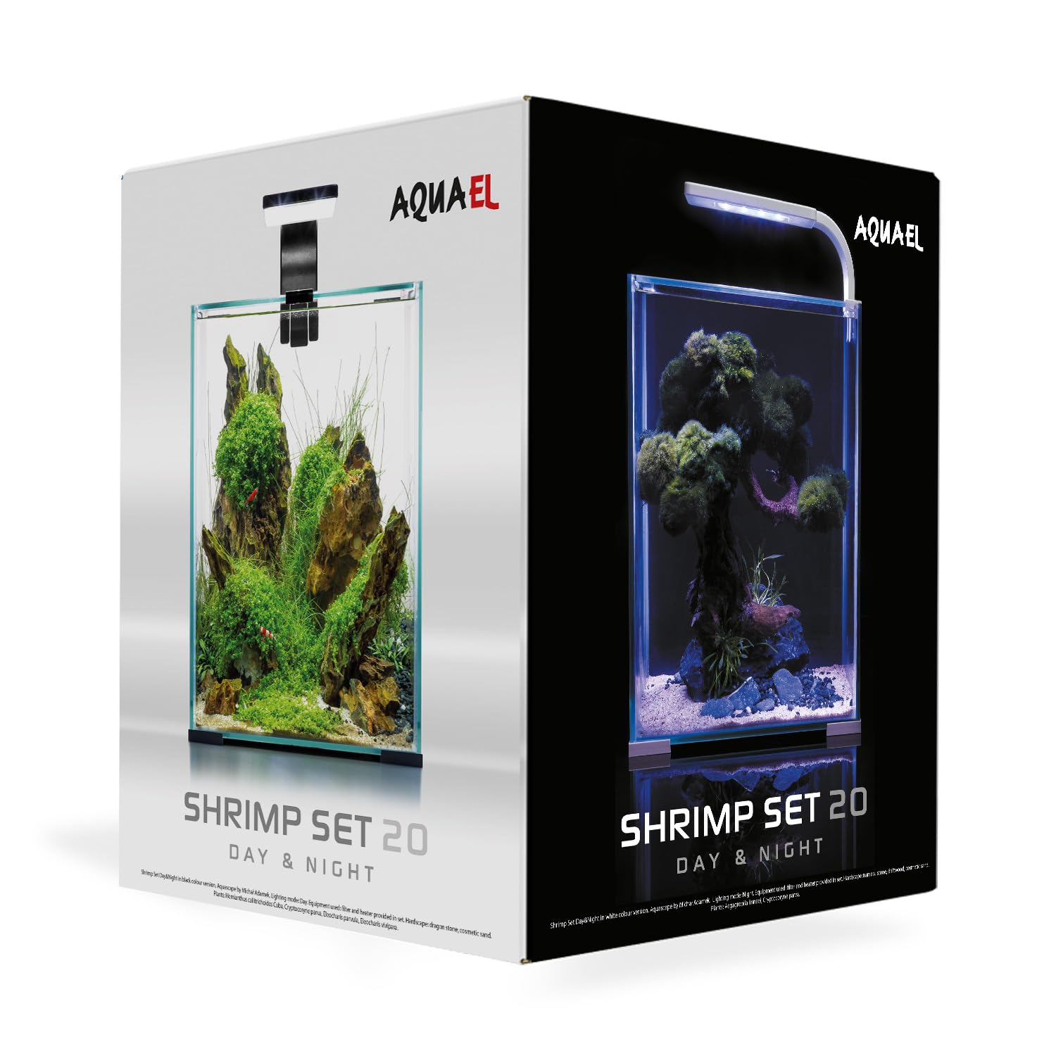 Aquael 122979 Shrimp Set Day&Night 20, White, 4.63 kg, 19 Litres