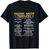 Gaming Master Board Game Role Playing Game Player Dungeon Tee T-Shirt for Men and Women