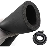 Pipe Insulation 1" 1-1/2" 2" 2-1/2" 3" 3-1/2" 4" ID Foam Tube for Handle Grip Support, Foam Insulation Pipe Covers for HVAC Units, Outdoor Water Irrigation Pipe Wrap Insulation Tubing(3-1/2" x 3/4" x