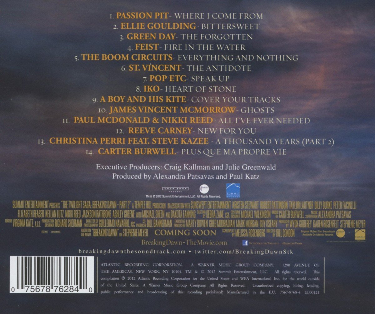 The Twilight Saga Breaking Dawn Part 2 Amazon De Musik the twilight saga breaking dawn part 2