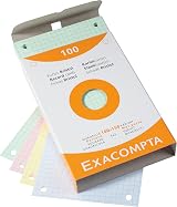 Exacompta Bristol Squared & Punched Record Cards 100 x 150mm Pack 100 view 3