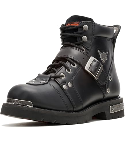 Harley-Davidson ブラックブーツ 25.5cmジッパー付き　美品! Amazon.com: Harley-Davidson Men's Diversion Boot,Black,7.5 M
