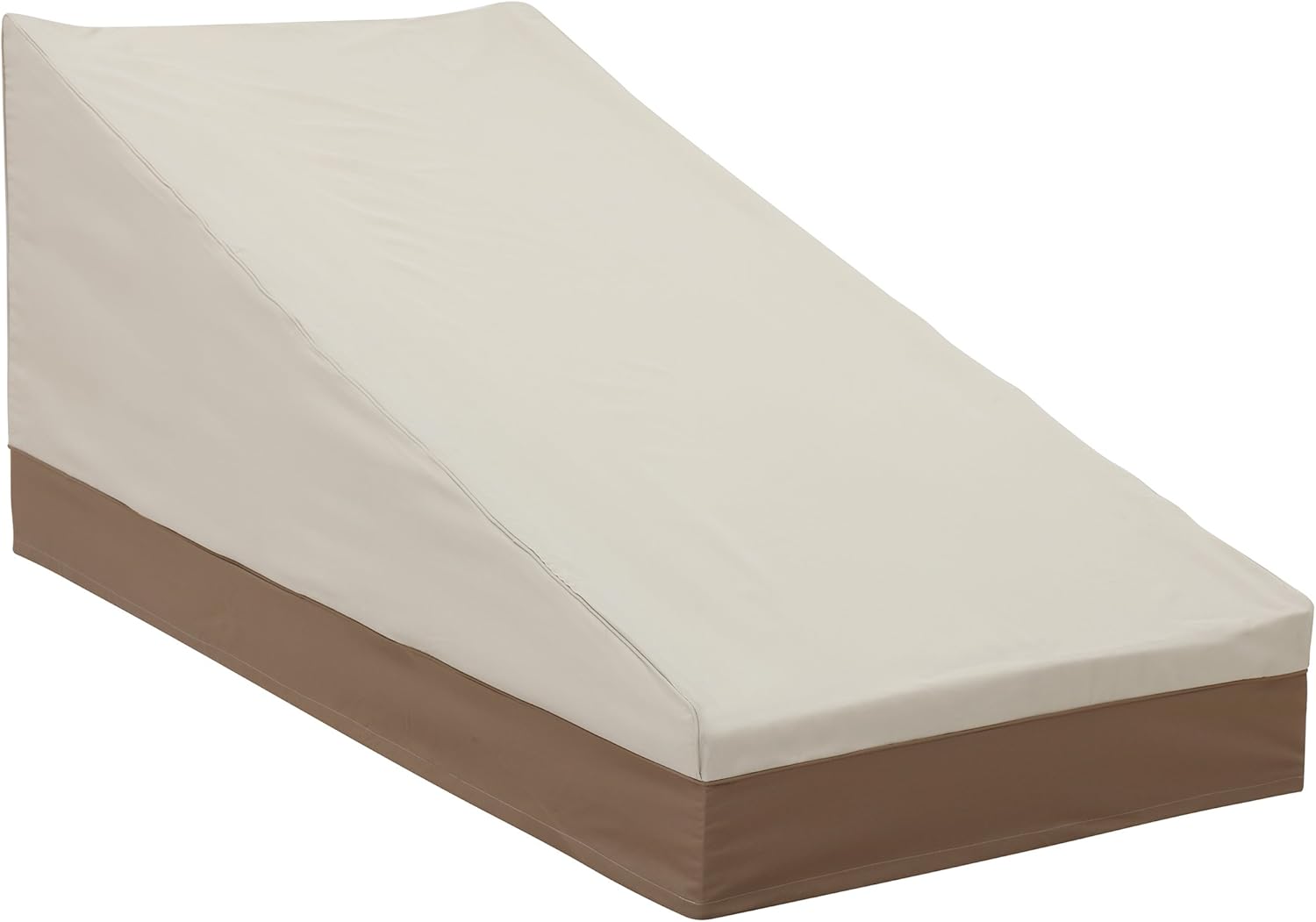 Finnhomy Outdoor Patio Waterproof Chaise Lounge Chair Covers Furniture Cover Large Folding Heavy Duty Weather/Fade Resistant Beige, 78" L x 35.5" W x 33" H: Furniture & Decor