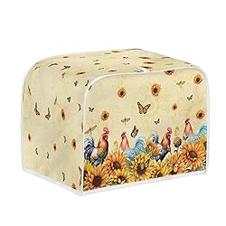 Talayituse Rooster Chicken Print 2 Slice Toaster