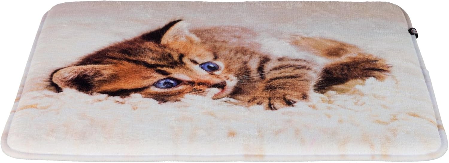 TRIXIE Tilly Lying Mat, 50 x 40 cm, Beige, 40 x 50 x 28 cm (L x W x H)