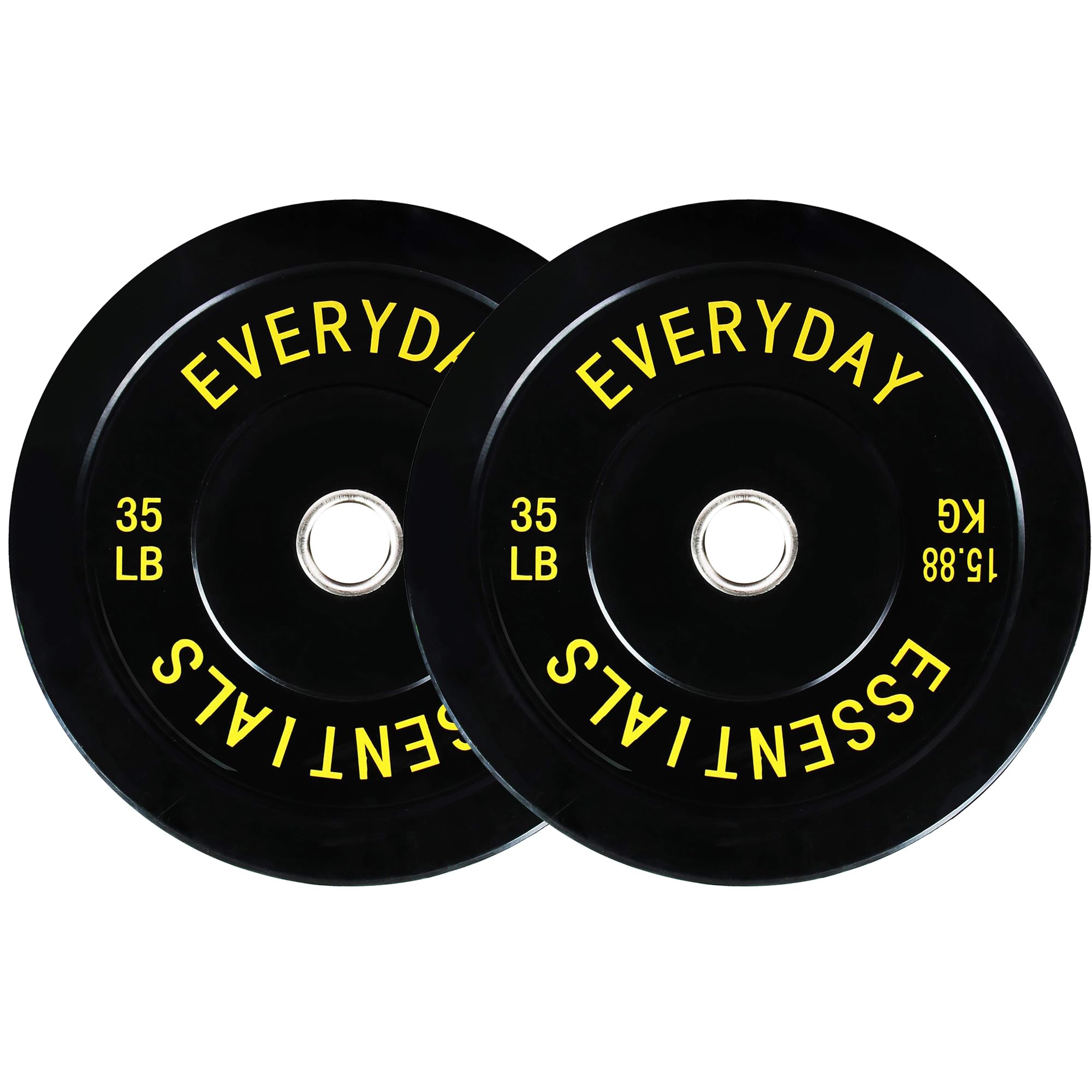 Photo 1 of 2-Inch Olympic Bumper Plates, 2X 35LB Weight Plates, Perfect for Weightlifting and Strength Training, Multiple Weights Available