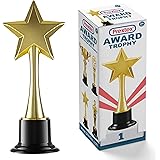 Prextex 10-Inch Gold Star Award Trophy for Trophy Awards and Party Celebrations, Award Ceremony and Appreciation Gift