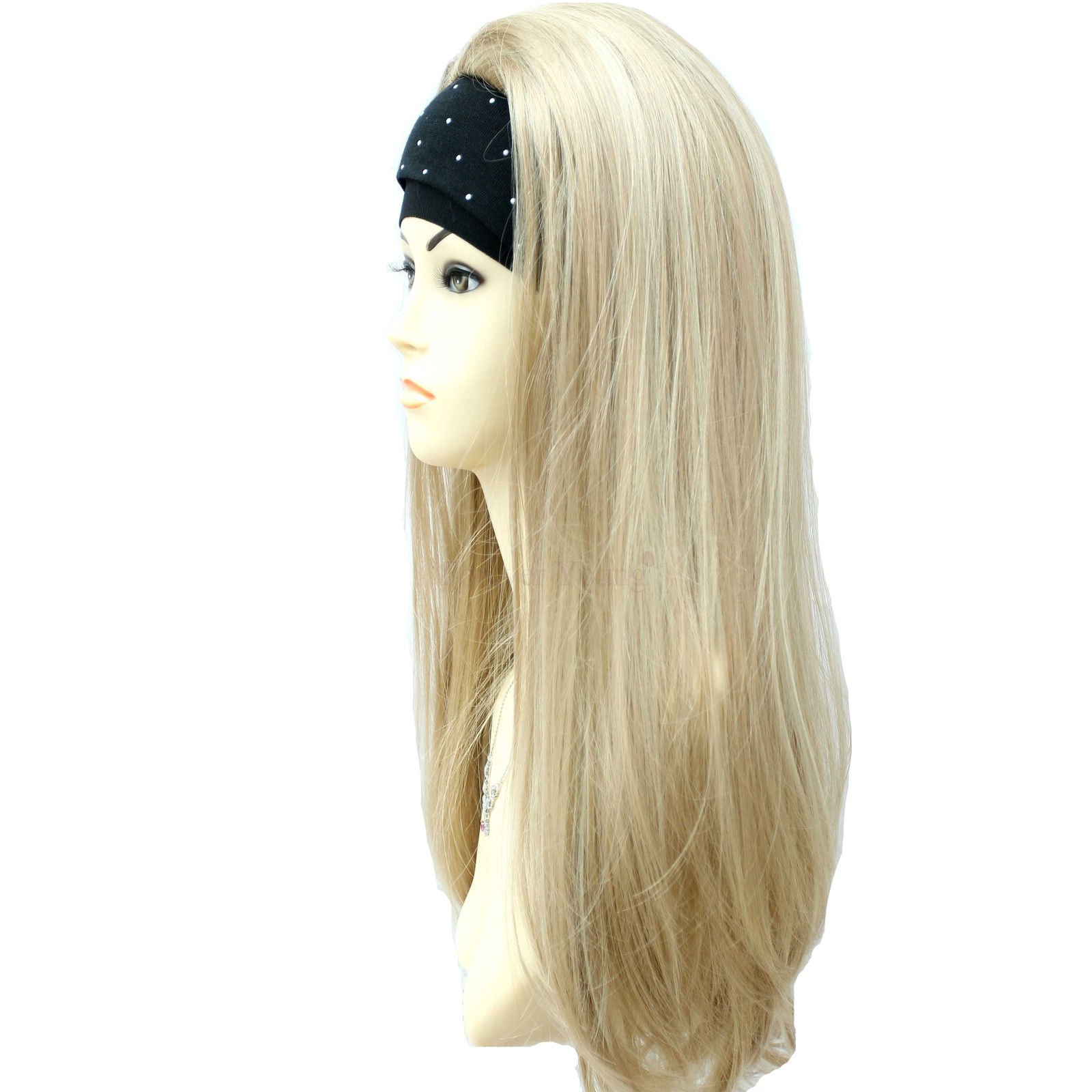 Forever Young French Vanilla Light Blonde Subtle Mix Number 22/613 Ladies 2-Tone Half Wig