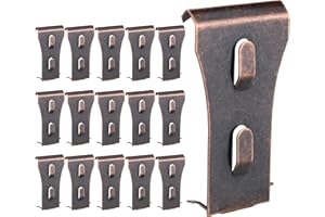 YNCOTTE Brick Clips, 16Pcs Brick Clips for Hanging Outdoors Brick Hooks Hangers Wall Clips Picture Hangers Mount on Brick No Drill for 2-1/4 inches to 2-2/5 inches High Bricks