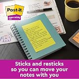 Post-it Super Sticky Notes Lined 101x101 mm 540 Sheets Pack of 6 Pads view 2