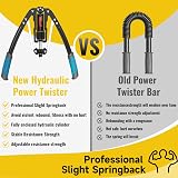 LEJIEYIN Twister Arm Exerciser Adjustable 22-440 lbs Hydraulic Power view 5