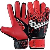 EFAH SPORTS Soccer Goalkeeper Gloves for Kids Boys Children Youth Football Goalie Gloves with Strong Grips