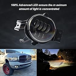 Upgraded Dual Color Super Bright LED Fog Lights for