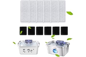 PETIMI Accessories Set (Replacement Filter & Water Pump Sponge) for Dog Water Fountain- 6 pcs Packed Filters & 6 pcs Packed Sponges, Only Suitable for PETIMI Pet Water Fountain (Model PF-SS-01/02/03)