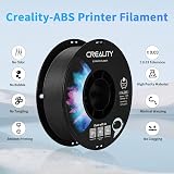 Creality ABS Filament 1.75 mm Black 1kg Spool No-Tangling +/-0.03mm view 2
