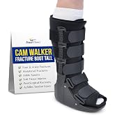 Brace Direct Tall CAM Walking Boot, Orthopedic Foot &amp; Ankle Injury Support | Medical Fracture Walker Boot for Broken Bone, Sprain Support &amp; Post Op Recovery, Open Toe, Left or Right (M)