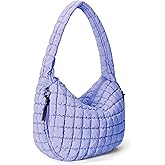 Quilted Tote Bag Large Quilting Cute Puffer Shoulder Bag Lightweight Quilted Padding Hobo Bag for Women Winter Fashion