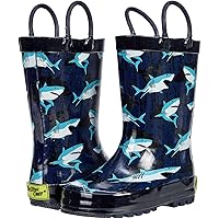Western Chief Kids Boy's Shark Frenzy Rain Boots (Toddler/Little Kid)