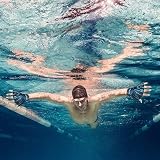 AMFUN Aquatic Gloves Webbed Swim Training Gloves M Navy Blue view 7