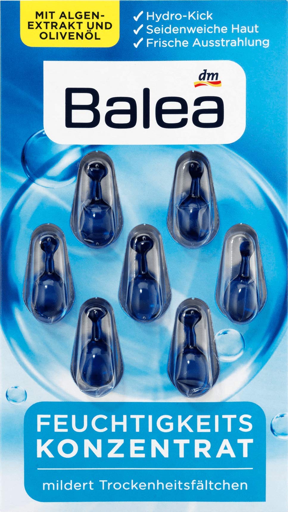 Balea Moisture Concentrate 8 pack ( 7 capsule each pack )