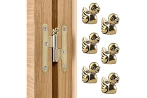 UFURMATE Hinge Head Home Decoration 6Pcs Cottagecore Magnetic Decorative Topper Creative Vintage Little Duck Hinges Head Magn