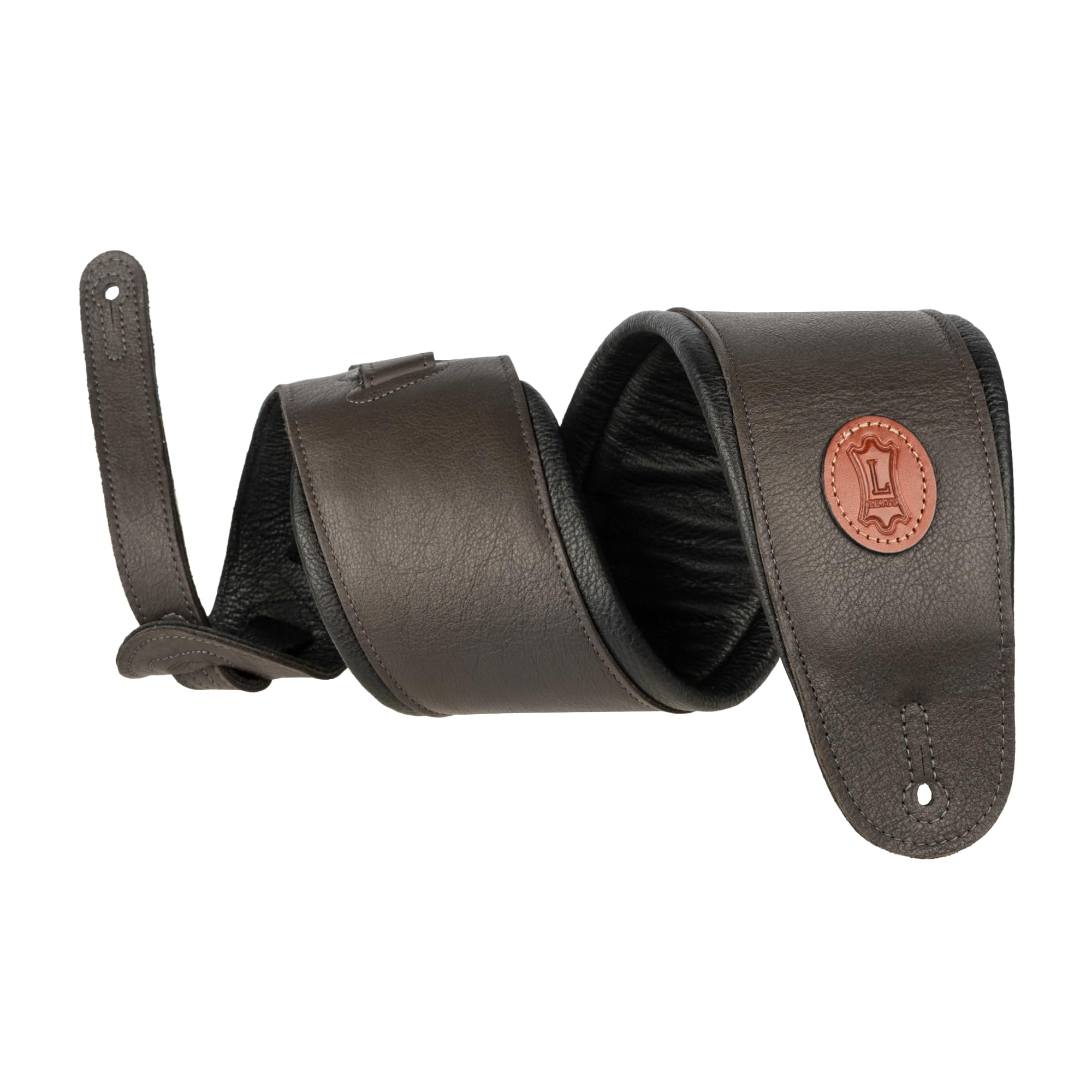Levy's Leathers Mss2-4-dbr 4 Garment Leather Signature Series Guitar Strap - Dark Brown
