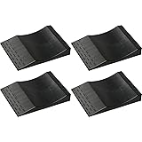 MAXSA 37353 Park Right Tire Saver Ramps for Flat Spot Prevention and Vehicle Storage (Set of 4), Black