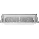 DOMETIC 3312694.007 Refrigerator Vent Base Only for Complete Vent Kit - Polar White