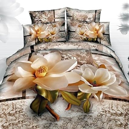 Queen Alicemall 3d Flower Bedding Sets Home Textile 100 Cotton
