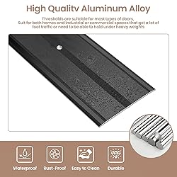 Orechic 36" L x 4" W Aluminum Floor Transition