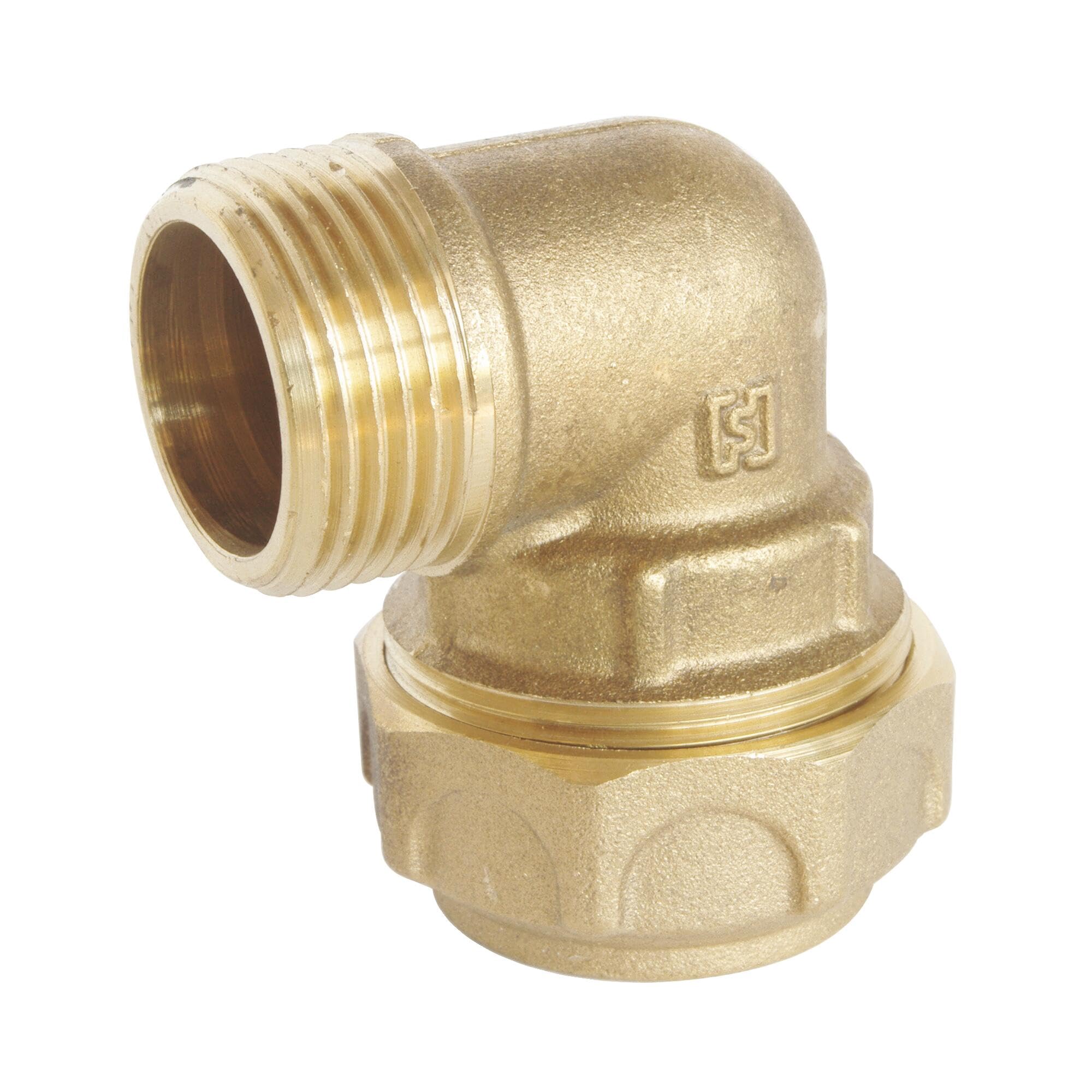 SOMATHERM FOR YOU 832-25-20 Angle Piece with Internal Thread Made of Brass, White-Space, 5.1 x 4.8 x 3.8 cm