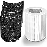 Prestivair HP670 Replacement Filters Kit Compatible with Hunter HP670, H-HF670-VP Tower Air Purifier Filter Remove, 1 H13 HEPA Filter + 4 Pre-Filters
