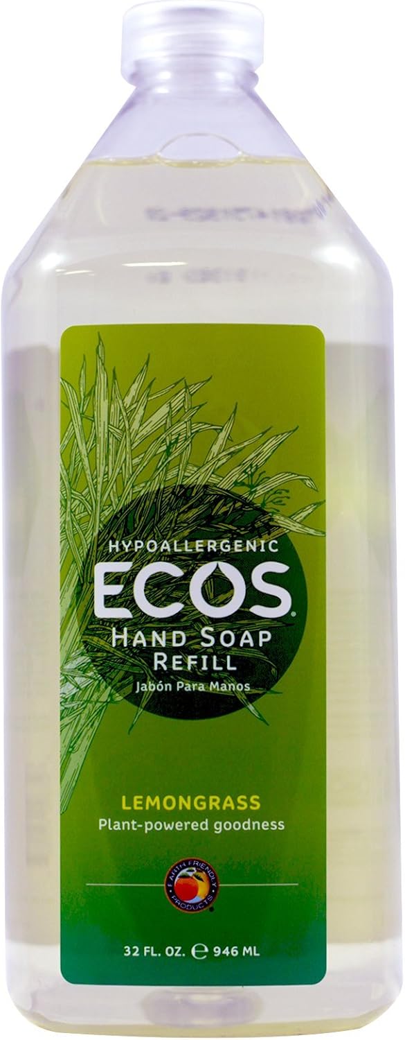 ECOS Hand Soap Refill, Lemongrass, 32 Ounce: Health & Personal Care