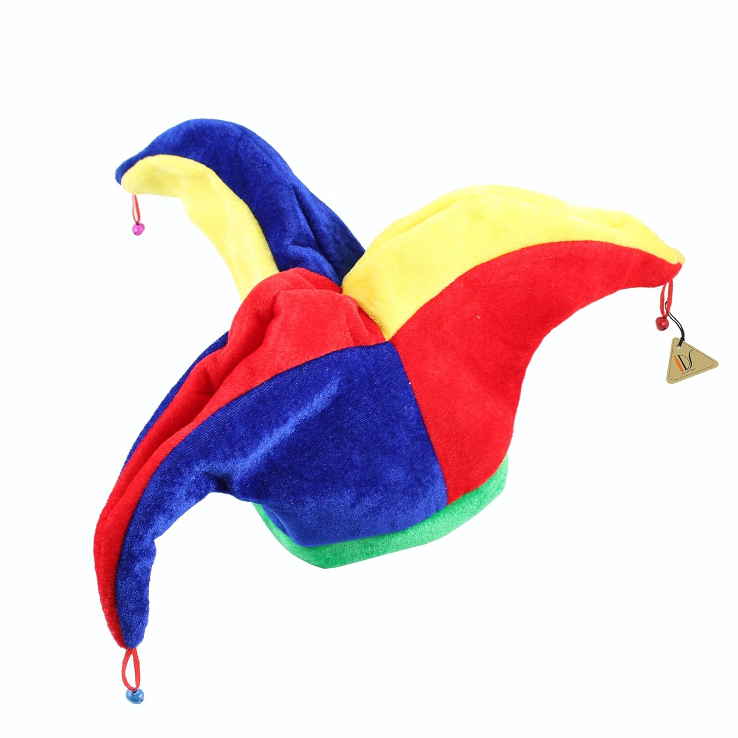 IDS Home Funny Multicolor Halloween Jester Clown Mardi Gras Party Costume Hat