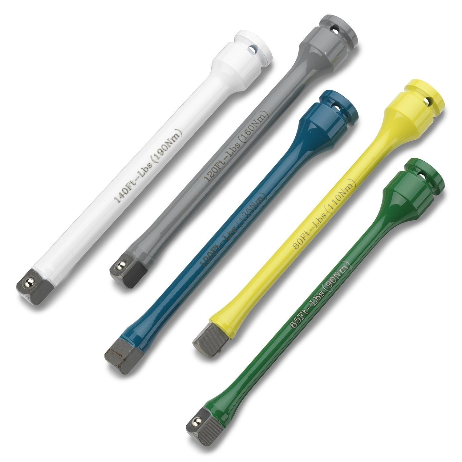 Neiko 02450A 1/2” Drive Torque Limiting Extension Bar Set, CrMo Steel